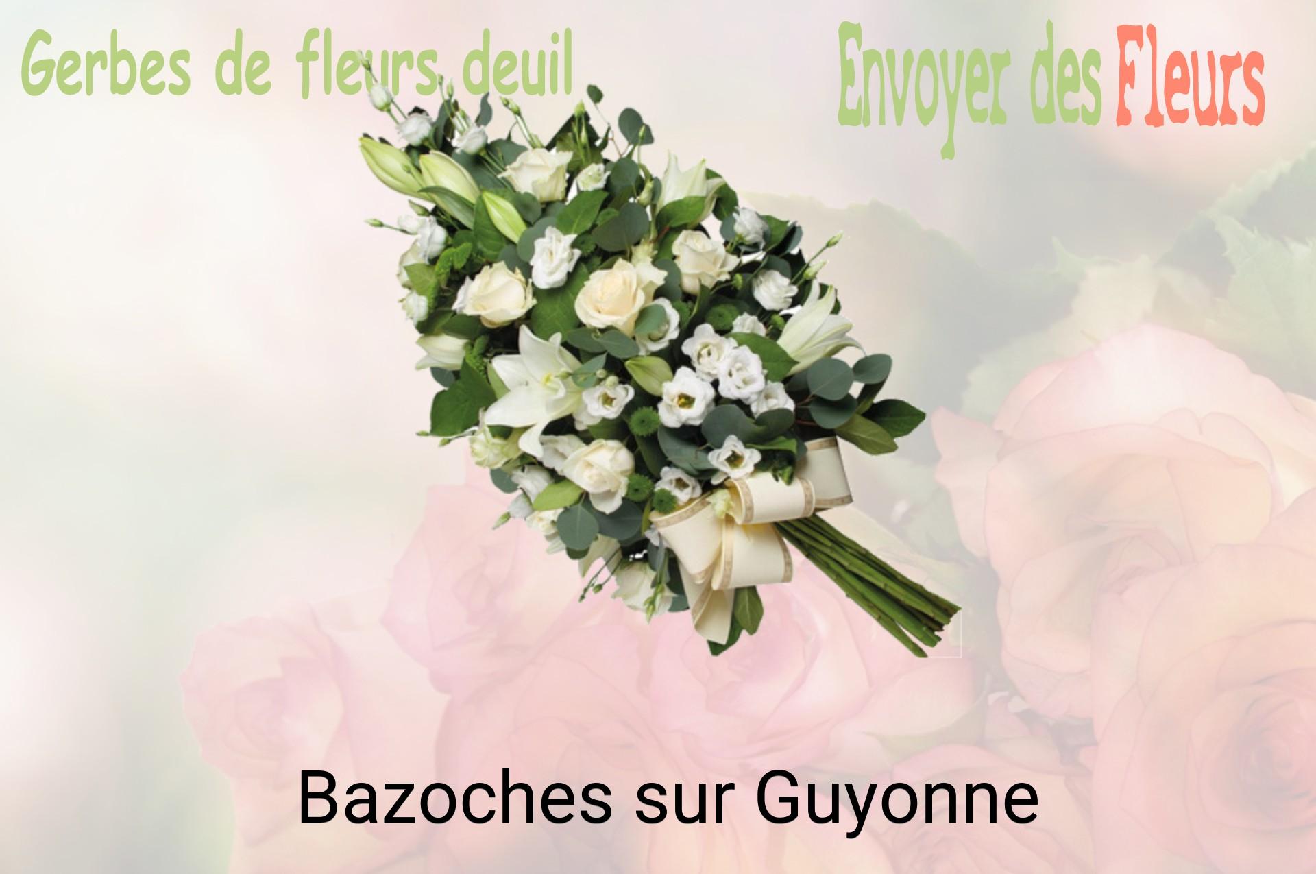 Gerbe de fleurs de deuil livrée à Bazoches-sur-Guyonne